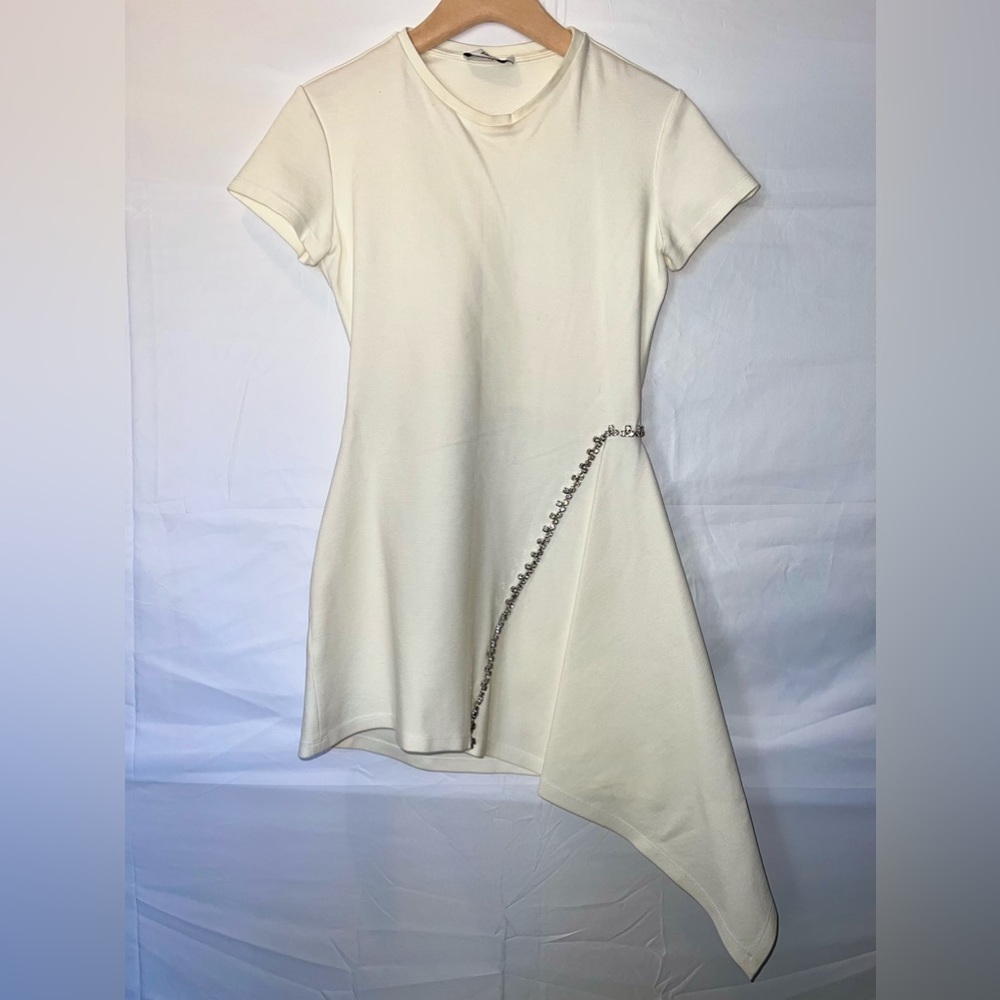 AREA Crew Neck Knee-Length Dress excellent condition